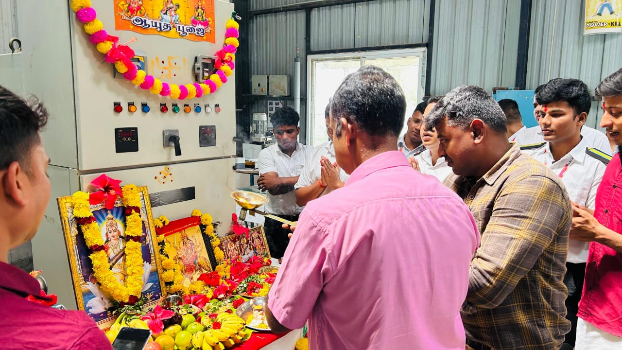 SARASWATHI POOJA AND AYUDHA POOJA CELEBRATION IN COIMBATORE MARINE COLLEGE