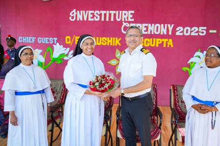 Investiture Ceremony at Nirmala Matha Convent School Kuniamuthur