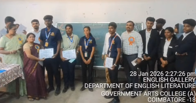 Inter-Collegiate Competition by Government Arts College