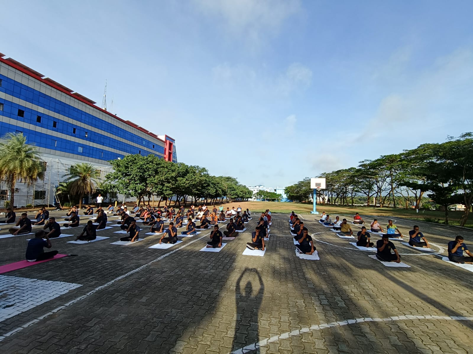 International Yoga Day Celebration at Coimbatore Marine Col