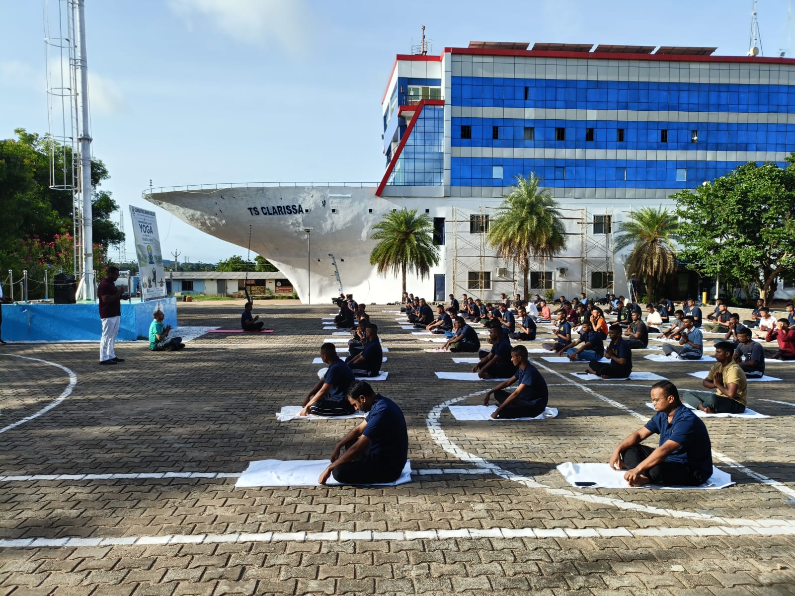 International Yoga Day Celebration at Coimbatore Marine Col