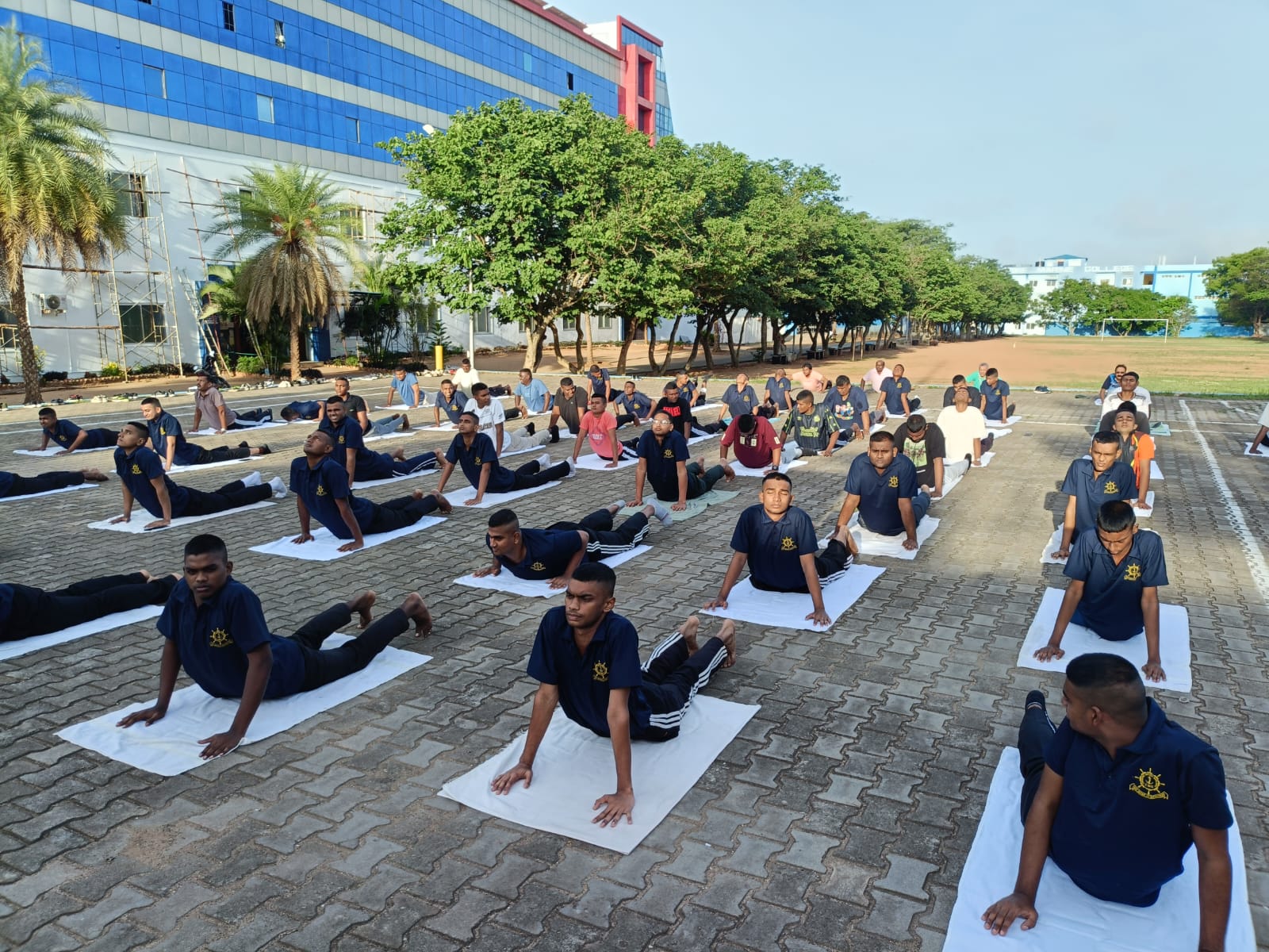 International Yoga Day Celebration at Coimbatore Marine Col