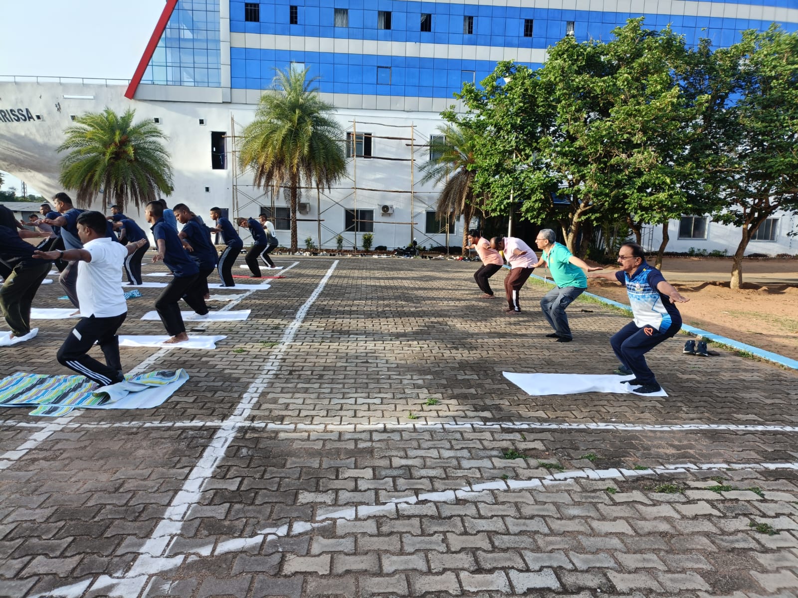 International Yoga Day Celebration at Coimbatore Marine Col