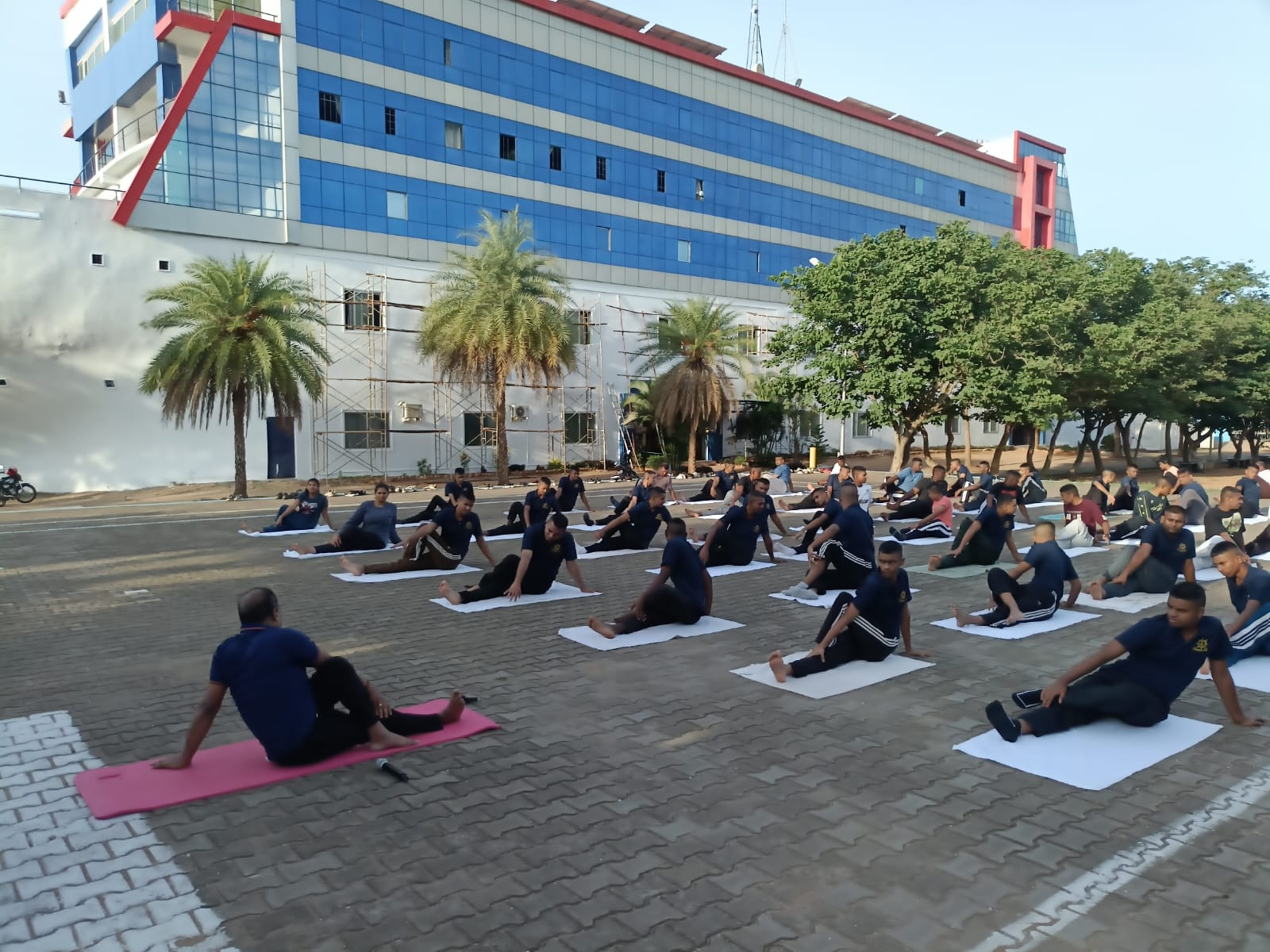 International Yoga Day Celebration at Coimbatore Marine Col