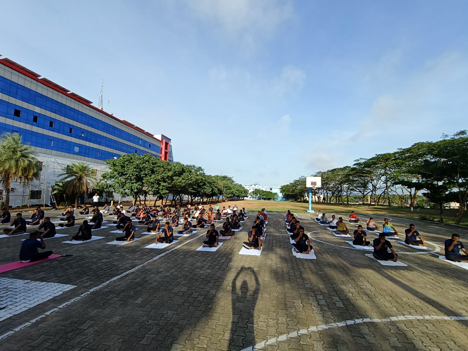 International Yoga Day Celebration at Coimbatore Marine Col